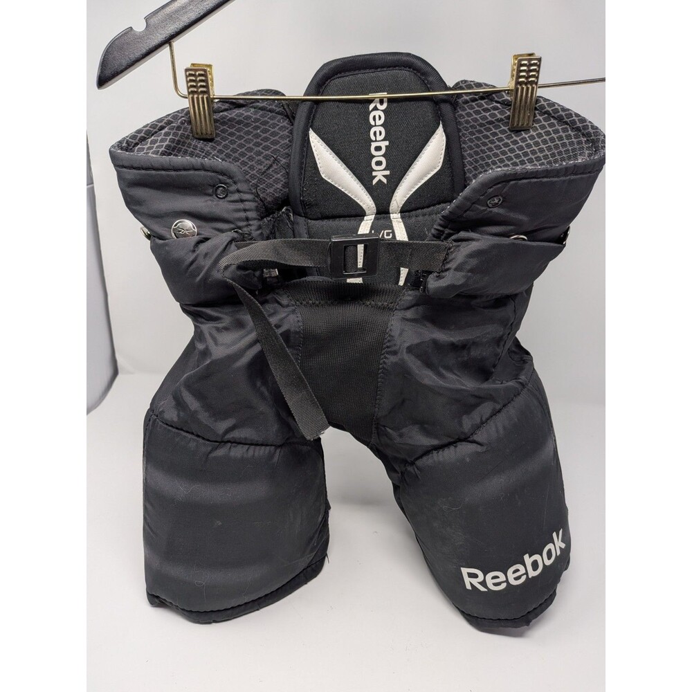 Reebok 20K Pro HP20K Youth Large Ice Hockey Pants Black Breezers Belt